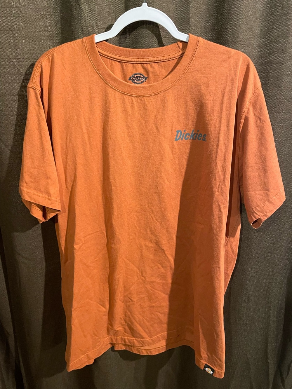 Dickies Short Sleeve Crew Tee in Rust